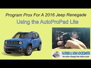 Program Prox For 2016 Jeep Renegade - AutoProPad Lite