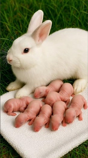 Rabbit Baby Growth Day By Day #rabbit #bunny #pets #animals