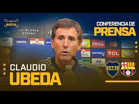 CONFERENCIA DE PRENSA de CLAUDIO ÚBEDA post BOCA 3-0 BARCELONA (ECU) | EL CANAL DE BOCA