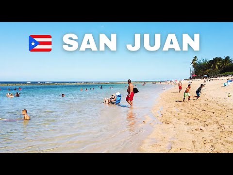 SAN JUAN PUERTO RICO PINONES BEACH WALK 4K