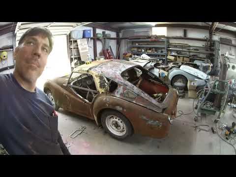 1957 Triumph TR3 Aceca build day 1