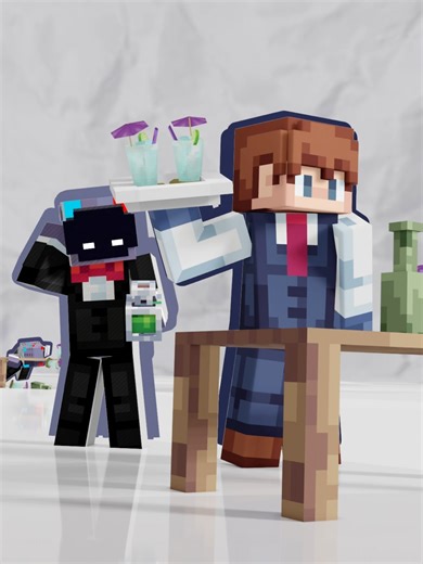 First day as a Spy 🕵️‍♀️ #animation #loop #minecraft