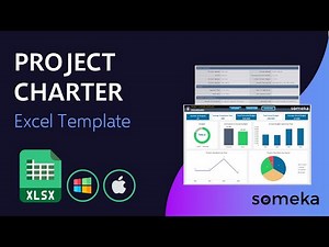 Project Charter Template | Excel Project Charter | Project Tracker