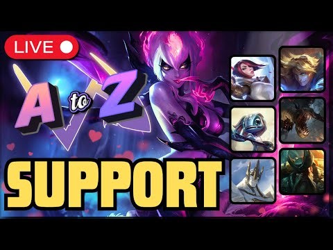 A-Z Support Challenge - EVELYNN NEW CARRY SUPPORT?! | FULL TRYHARD | Every Loss = Giveaway🎁
