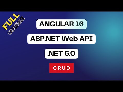 Create Modern Web Apps with Angular 16, ASP.NET Web API, EF Core, and Bootstrap 5!