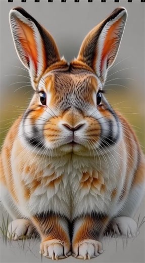 Realistic Rabbit Drawing Comes to Life 🐇✨ #shorts #rabbit #drawing