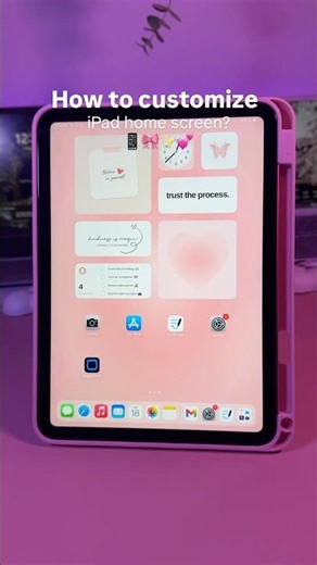 How to customize iPad home screen? 📱🎀✨💕 | Widgetsmith Tutorial