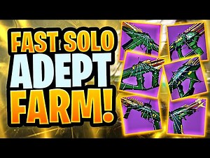 How To SOLO Farm Adept Nether Weapons FAST & EASY!