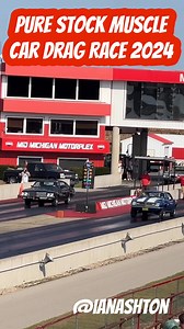 ‘71 Buick GS 455 vs. ‘68 Chevy Camaro Z-28 302 4 Speed Pure Stock Muscle Car Drag Race 2024 PSMCDR | Ian Ashton