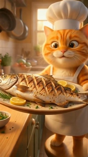 When a Cat Becomes a Master Chef! 🐱🍳