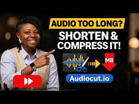 Free Audio Editor For AI Video & AI Audio: Trim, Split, Extract & Compress Audio Files