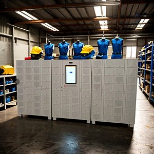 [Hot Item] Smart Grid Cabinet with Weight Sensors for Cleaning Supplies Management