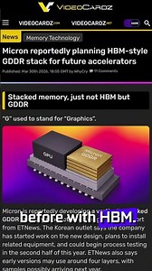 Micron’s New Gambit Better Pay Off for Them... #technews