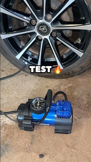 Tyre Inflator Battery Load Test 🔥#shorts #short