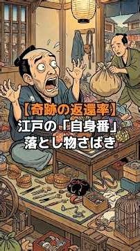 ㊗️40万再生!!財布の中身がそのまま返ってくる！？江戸の「自身番」落とし物さばき