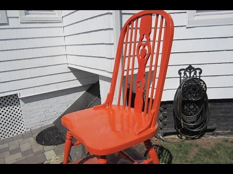 REFINISHING WOOD CHAIRS THE EASY WAY