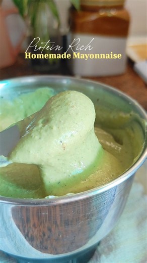 Deeksha on Instagram: "Creamy, herby & so fresh! 🥗 Perfect for sandwiches, salads & snacks ✨ Once you taste this, no store mayo again 😌 homemade green mayonnaise, green mayo recipe, healthy mayo, eggless mayo, quick dip recipe, sandwich spread, herby mayo, coriander mayo, mint mayo, homemade dip, indian mayo recipe, creamy dip, kitchen hack, sauce recipe at home #greenmayo #homemademayo #mayorecipe #homemadedip #homecooking #diprecipe #healthyrecipes #quickrecipe #foodlove #kitchenhacks #easyc