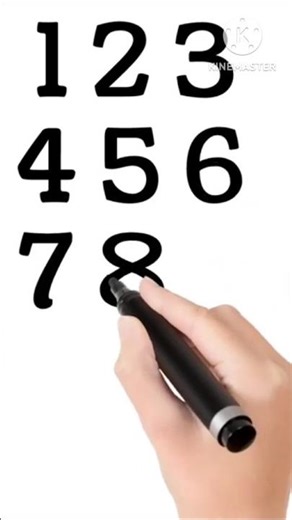 1234 Writing | How to write 1234 | #123 #writing1234 #kids writing