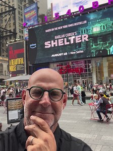 Watch Harlan Coben's SHELTER on Prime Video!! Here's a link! (Video of Harlan in Times Square): https://www.amazon.com/gp/video/detail/B0BZYX8T54/ref=atv_dp_share_cu_r | Harlan Coben