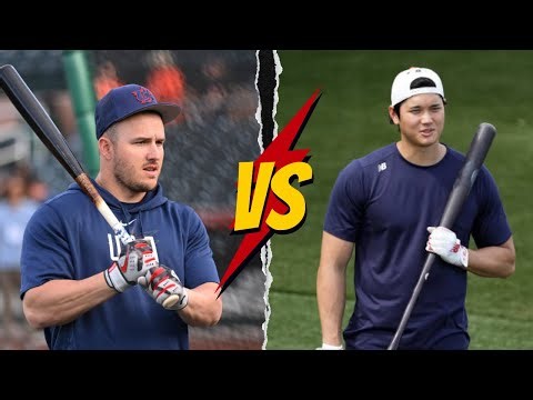 Shohei Ohtani & Mike Trout Strength Training & Batting Practice for WBC 2025