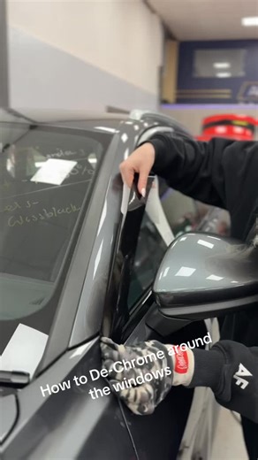 How to de-chrome a car. Audi A4 in for a full de-chrome and wheels this week. Let’s take a closer look in how we get this done! #carwrap #wrapping #manchester #trending | Auto Wrap Manchester - Vehicle Wrapping and Vehicle Signage