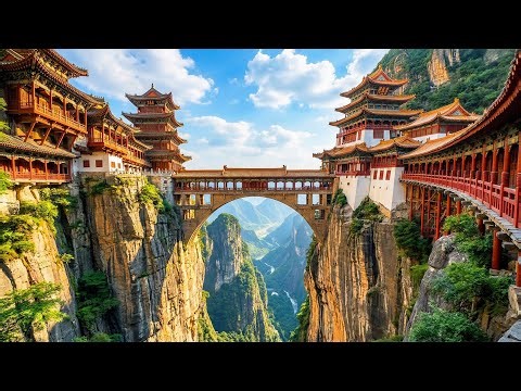 HANGING TEMPLE: The Bizarre 1.400-Year-Old Ancient Temple on a Cliffside in China
