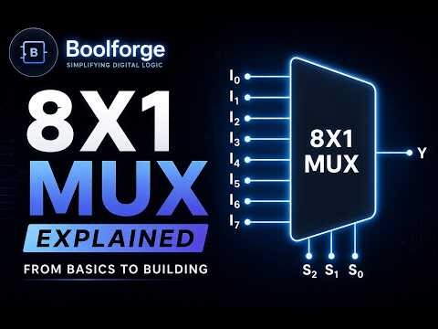 8X1 MUX Explained in the Easiest Way ⚡ | Digital Logic Design
