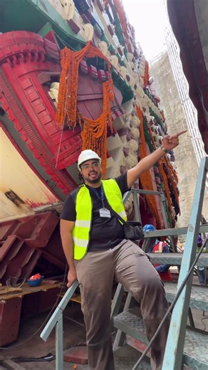 Exploring the Tunnel Boring Machine Cutterhead for Mumbai-Ahmedabad Bullet Train!