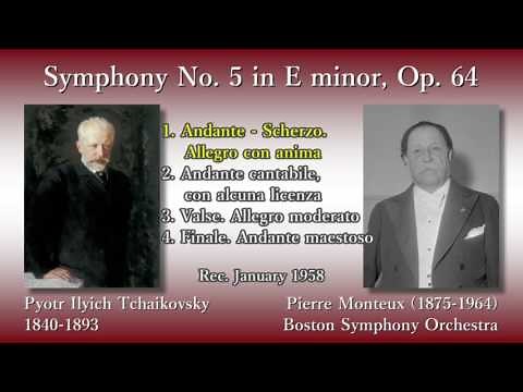 Tchaikovsky: Symphony No. 5, Monteux & BSO (1958) チャイコフスキー 交響曲第5番 モントゥー
