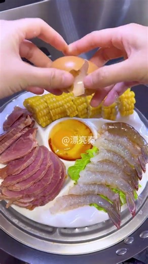 Delicious Homemade Breakfast with 4 Yummy Foods