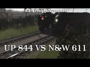 N&W 611 vs UP 844 (Freight Haulage)