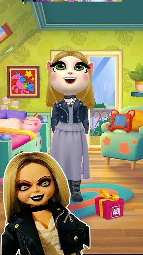 Scary Tiffany in My Talking Angela 2 | Creepy Doll Game Edit