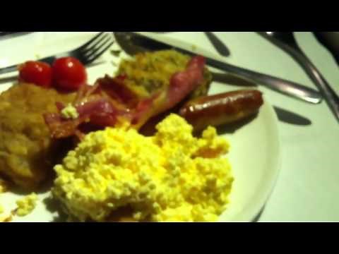 Airplane food - Breakfast in a British Airways First Class