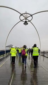 This week civil engineering surveying and architecture students from Southport had an invaluable behind-the-scenes look at exploratory work taking place on Southport Pier🛠️👷‍♀️ Dozens of first year Civil Engineering T Level Surveying and Architecture students from Southport College were invited by Sefton Council and contractors AE Yates to look at the extensive survey work taking place on the iconic structure. As well as extending their knowledge and understanding of huge civil engineering tas