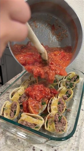 High Protein Stuffed Shells #recipe #cookwithme #stuffedshells #highprotein