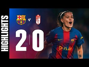 LIGA F | FC BARCELONA 2 vs 0 GRANADA🔵🔴