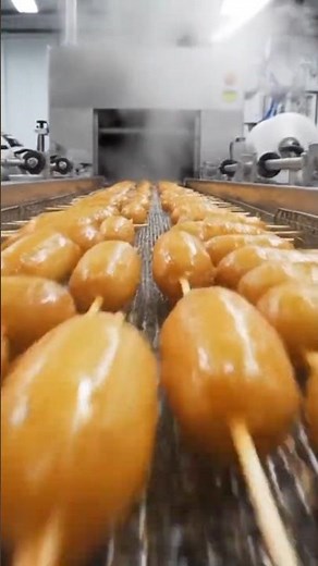 How Corndogs Are Made in the USA 🍢🇺🇸