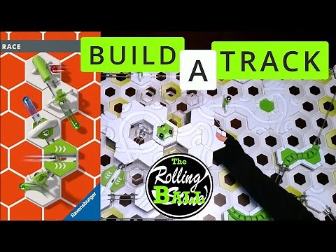 Gravitrax Tutorial: How to build with the Starter Set RACE (& Jumper, Tiptube, Hammers, Tunnels)