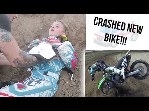 ROCCO CRASHES DIRT BIKE ALREADY