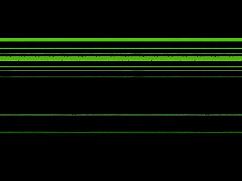 Horizontal Green Glitch Lines - Broken Screen Overlay | Free Download