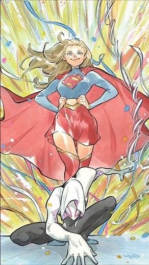 Supergirl & Ghost Spider Clashed