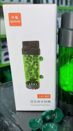 Bio Filter Bed with Air Stone & Sponge - Bubble Bio Media Filter for Aquarium