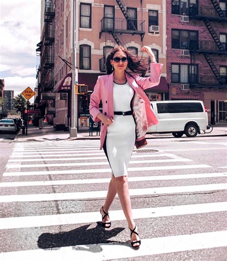 Don’ts of Walking in Heels on Stairs: Don’t hold your dress too high Don’t slouch or hunch your shoulders Don’t swing your arms, this takes away from your grace Do instead: Lift your dress just slightly, only enough to walk with ease. Keep your back straight, shoulders open, posture tall. Let your arms rest naturally by your sides, creating long, beautiful lines. Walk with your legs in a straight line, every step becomes elegance in motion. Because elegance is not just about what you wear, it’s 