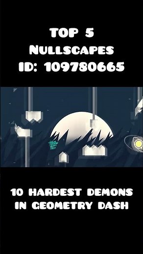 Geometry Dash: 10 hardest demons #shorts