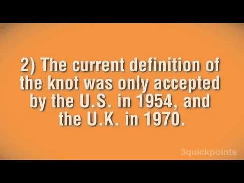 How Fast Is A Knot?