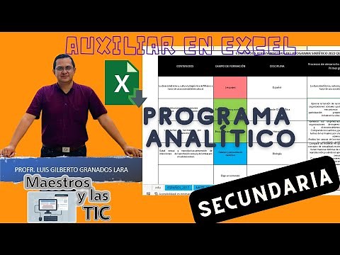 CONSTRUCTION OF AN EXAMPLE ANALYTICAL PROGRAM FOR PHASE 6 (SECONDARY)