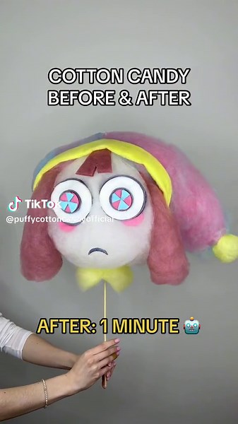 Toy Pomni Cotton Candy Cutie Transformation at The Amazing Digital Circus