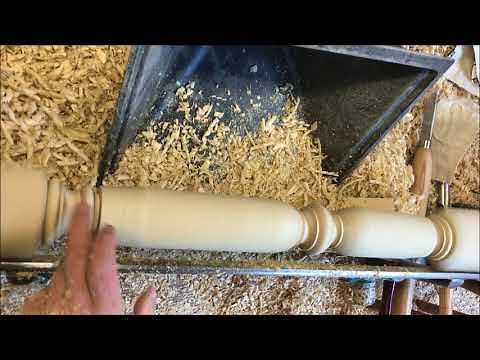 Spindle turning how I hand turn accurate copies.