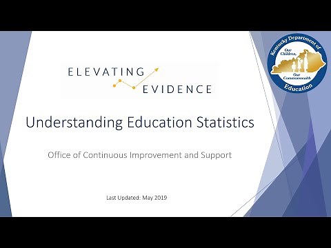 Understanding Education Statistics