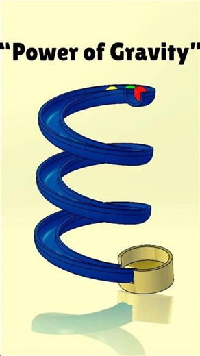 🤯 Satisfying Gravity Simulation in SolidWorks